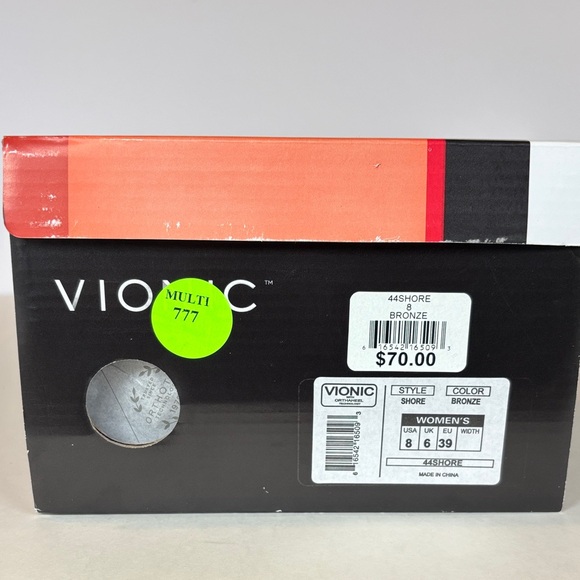 NEW! Vionic Tide Shore Sandals in Bronze. 
Size 8 - Picture 6 of 7